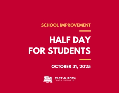 Reminder: Friday, October 31 is a Half-Day for Students!