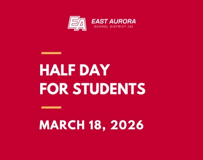Reminder: Wednesday, March 18 is a Half-Day for Students! 